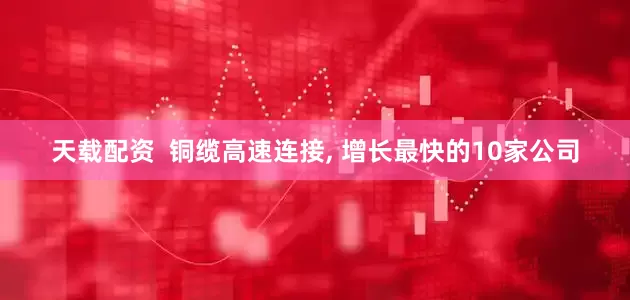 天载配资  铜缆高速连接, 增长最快的10家公司